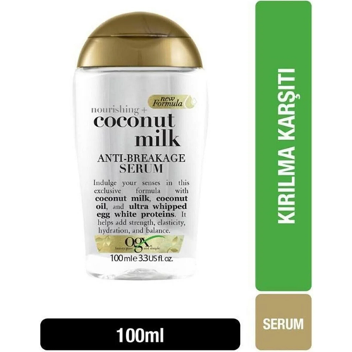Ogx Coconut Milk Hindistan Cevizi Sütü Kırılma Karşıtı Serum 100 ml