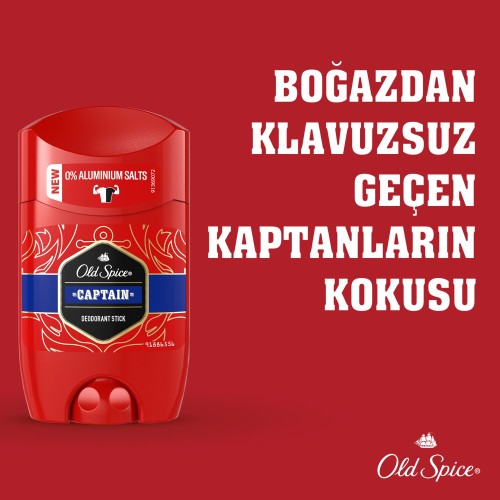 Old Spice Captain Deodorant Stick 50 ml x 2 Adet Old Spice Captain Deodorant Stick 50 ml x 2 Adet