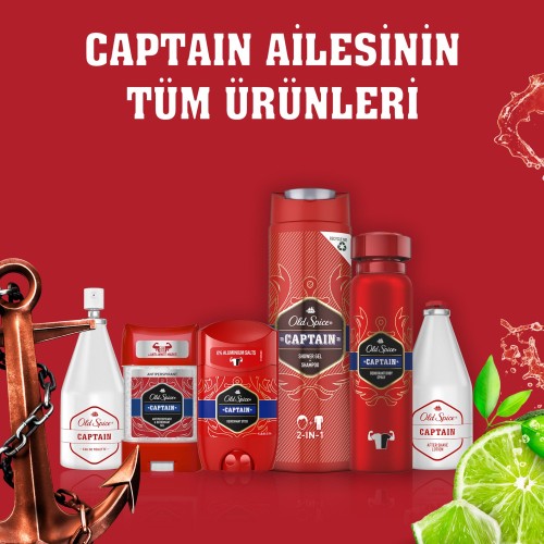Old Spice Captain Deodorant Stick 50 ml x 2 Adet Old Spice Captain Deodorant Stick 50 ml x 2 Adet