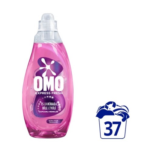 Omo Express Fresh Canlı Renkler ve Siyahlar Sıvı Deterjan 1480 ml