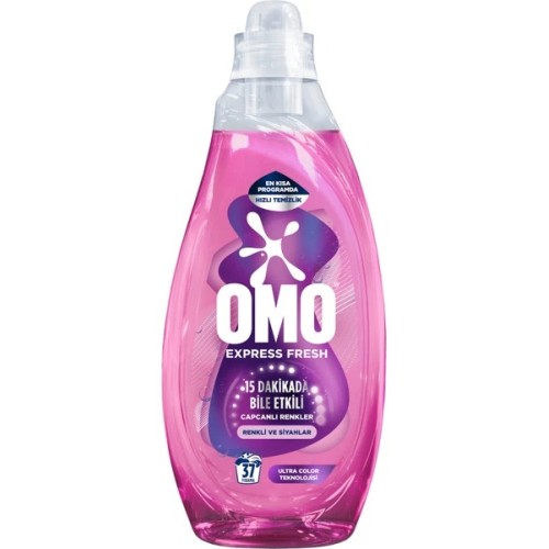 Omo Express Fresh Canlı Renkler ve Siyahlar Sıvı Deterjan 1480 ml