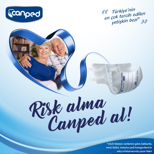 Canped Belbantlı Hasta Bezi Orta Boy Medium 69 Adet