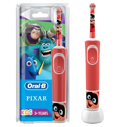 Oral-B Çocuklar İçin Şarj Edilebilir Diş Fırçası D100 Vitality Pixar