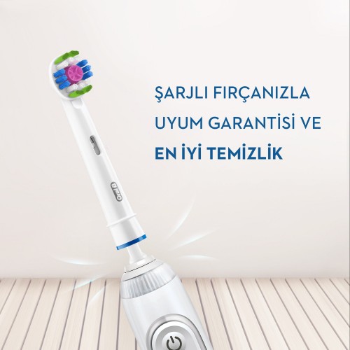 Oral-B Diş Fırçası Yedek Başlığı Clean Maximiser 3D White 2 li x2 Adet