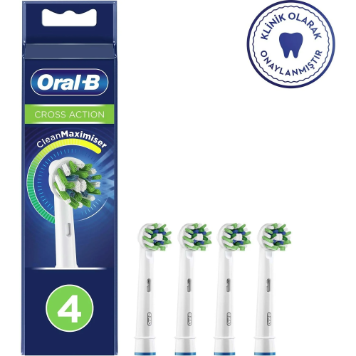 Oral-B Diş Fırçası Yedek Başlığı Clean Maximiser Cross Action 4 lü