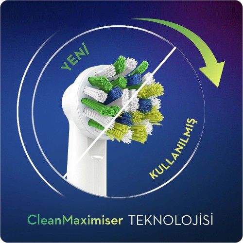 Oral-B Diş Fırçası Yedek Başlığı Clean Maximiser Cross Action 4 lü