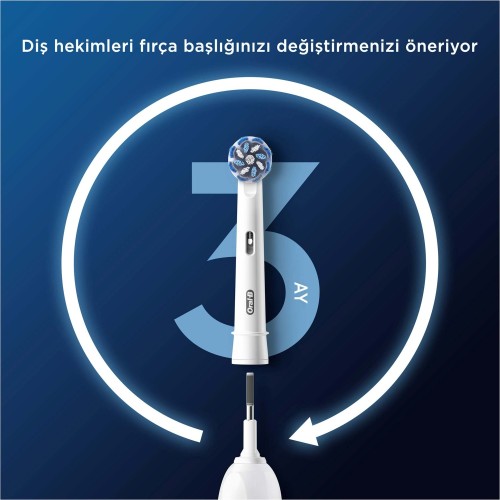 Oral-B Diş Fırçası Yedek Başlığı Sensitive X-Filament 4 lü