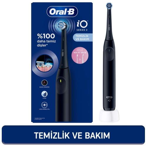 Oral-B iO 2 Şarjlı Diş Fırçası - Siyah
