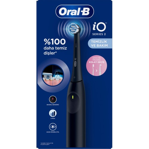 Oral-B iO 2 Şarjlı Diş Fırçası - Siyah