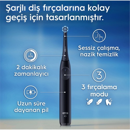 Oral-B iO 2 Şarjlı Diş Fırçası - Siyah