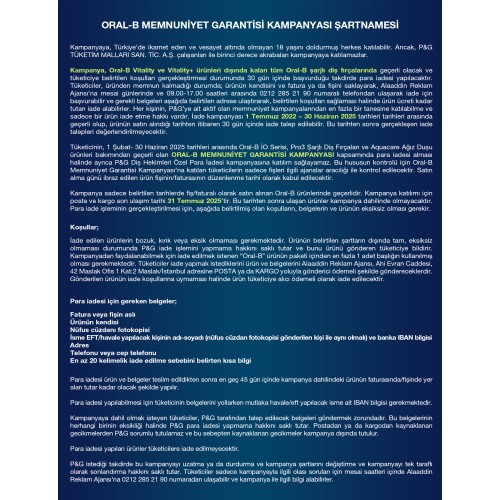 Oral-B iO 3 Şarjlı Diş Fırçası - Siyah