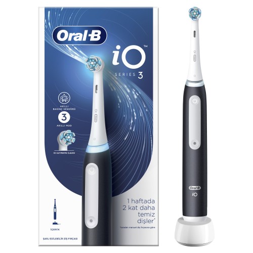Oral-B iO 3 Şarjlı Diş Fırçası - Siyah