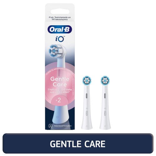Oral-B iO Gentle Care Beyaz Diş Fırçası Yedek Başlığı 2 li