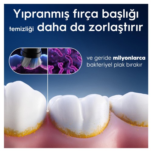 Oral-B iO Gentle Care Beyaz Diş Fırçası Yedek Başlığı 2 li