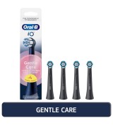 Oral-B iO Gentle Care Siyah Diş Fırçası Yedek Başlığı 4 lü