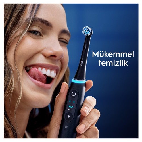 Oral-B iO Gentle Care Siyah Diş Fırçası Yedek Başlığı 4 lü