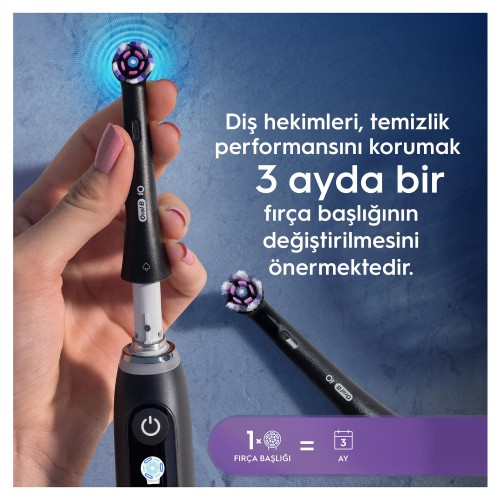 Oral-B iO Radiant White Beyaz Diş Fırçası Yedek Başlığı 4 lü