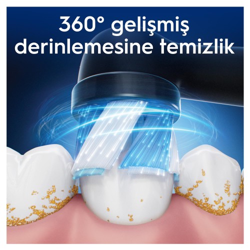 Oral-B iO Ultimate Clean Siyah Diş Fırçası Yedek Başlığı 2 li