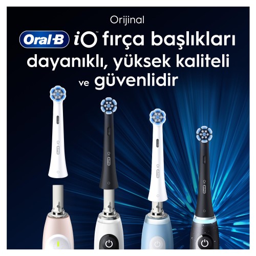 Oral-B iO Ultimate Clean Siyah Diş Fırçası Yedek Başlığı 2 li