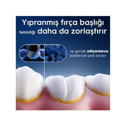 Oral-B iO Ultimate Clean Siyah Diş Fırçası Yedek Başlığı 4 lü Oral-B iO Ultimate Clean Siyah Diş Fırçası Yedek Başlığı 4 lü