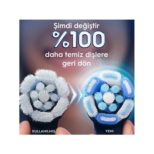 Oral-B iO Ultimate Clean Siyah Diş Fırçası Yedek Başlığı 4 lü Oral-B iO Ultimate Clean Siyah Diş Fırçası Yedek Başlığı 4 lü