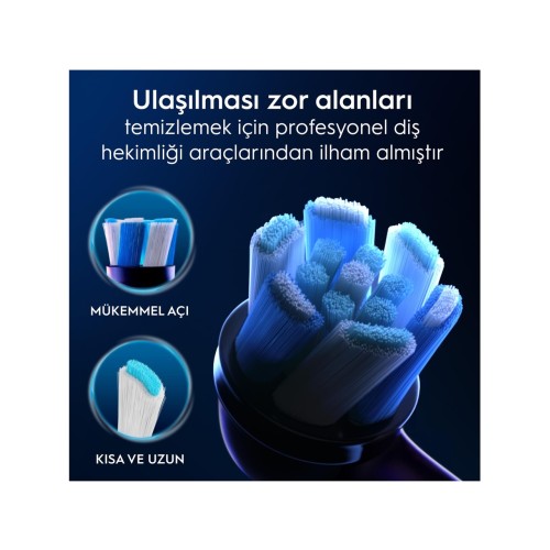 Oral-B iO Ultimate Clean Siyah Diş Fırçası Yedek Başlığı 4 lü Oral-B iO Ultimate Clean Siyah Diş Fırçası Yedek Başlığı 4 lü