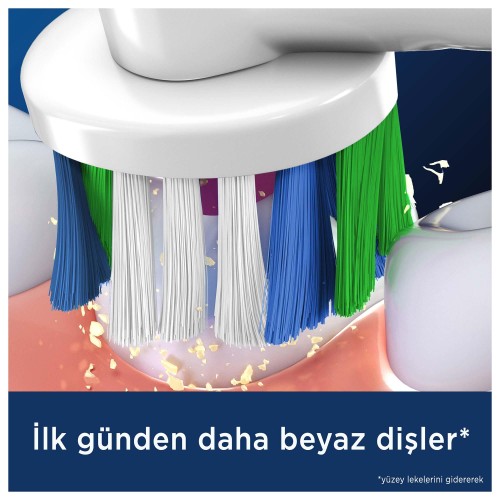 Oral-B Pro 3D White X-Filament Şarjlı Diş Fırçası Yedek Başlığı 4 lü