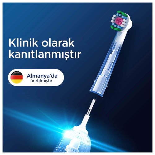 Oral-B Pro 3D White X-Filament Şarjlı Diş Fırçası Yedek Başlığı 4 lü