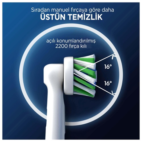 Oral-B Pro Cross Action Diş Fırçası Yedek Başlığı 9 lu