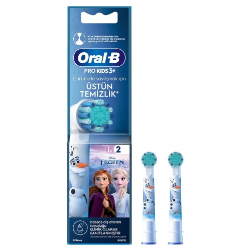 Oral-B Pro Kids Frozen Şarjlı Diş Fırçası Yedek Başlığı 2 li Oral-B Pro Kids Frozen Şarjlı Diş Fırçası Yedek Başlığı 2 li