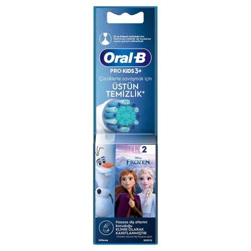 Oral-B Pro Kids Frozen Şarjlı Diş Fırçası Yedek Başlığı 2 li Oral-B Pro Kids Frozen Şarjlı Diş Fırçası Yedek Başlığı 2 li