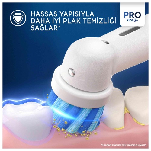 Oral-B Pro Kids Frozen Şarjlı Diş Fırçası Yedek Başlığı 2 li Oral-B Pro Kids Frozen Şarjlı Diş Fırçası Yedek Başlığı 2 li