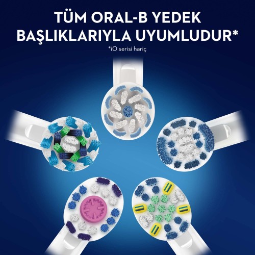 Oral-B Pro1 750 Şarj Edilebilir Diş Fırçası Beyaz+Seyahat Kabı Hediye