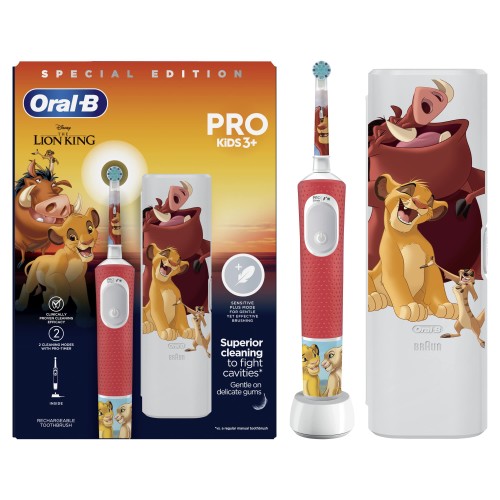 Oral-B Vitality Pro Lion King Özel Seri Çocuklar İçin Şarj Edilebilir Diş Fırçası