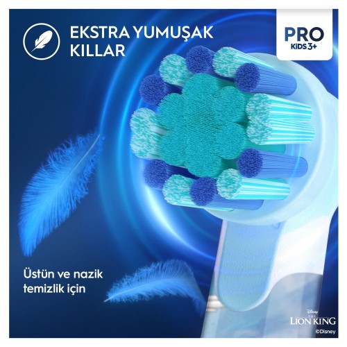 Oral-B Vitality Pro Lion King Özel Seri Çocuklar İçin Şarj Edilebilir Diş Fırçası