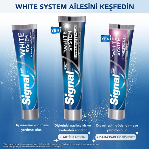 Signal White System Arındırıcı Beyazlık 75 ml x 4 Adet