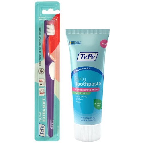 Tepe Diş Fırçası Nova X-Soft ve Diş Macunu