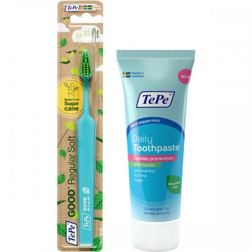 Tepe Günlük Diş Fırçası Good Regular Soft ve Diş Macunu