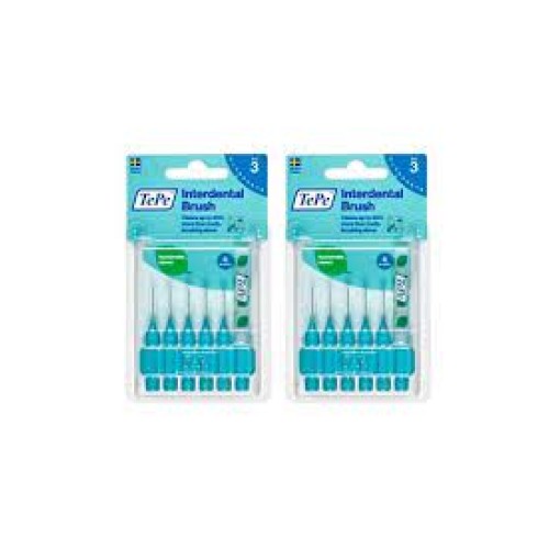 Tepe Interdental Brush Arayüz Fırçası Mavi 0.6 mm 6 lı x 2 Adet