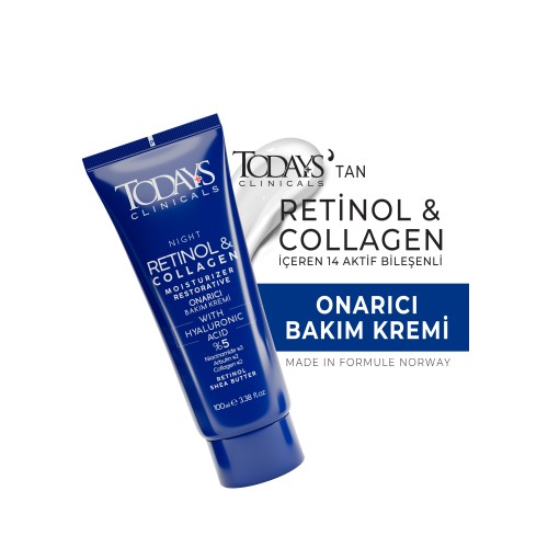Todays Clinicals Retinol Onarıcı Krem 100 ml