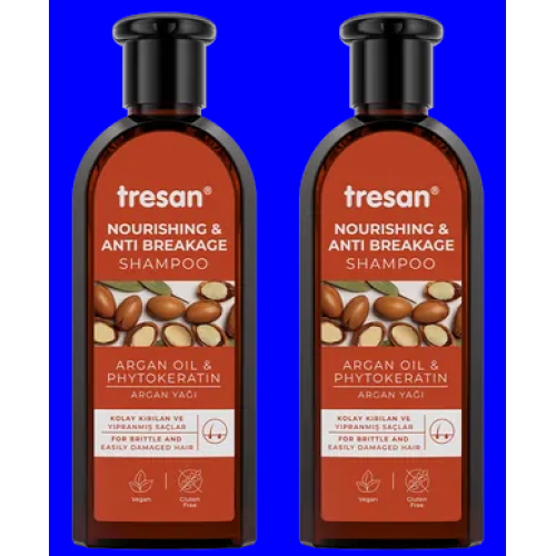 Tresan Argan Yağlı ve Kırılma Karşıtı Bakım Şampuanı 300 ml x 2 Adet