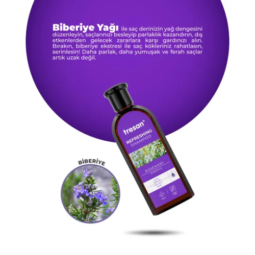 Tresan Biberiye Canlandırıcı Bakım Şampuanı 300 ml