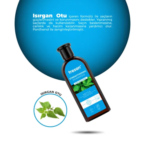 Tresan Isırgan Otu Bakım Şampuanı Yağlı Saçlar İçin 300 ml Tresan Isırgan Otu Bakım Şampuanı Yağlı Saçlar İçin 300 ml