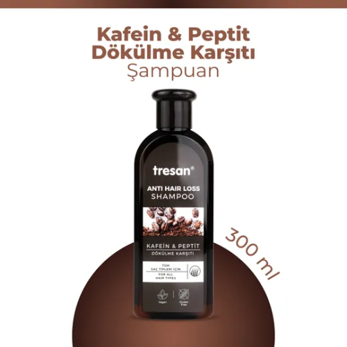 Tresan Kafein Peptit Dökülme Karşıtı Şampuan 300 ml