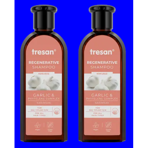 Tresan Sarımsak Onarıcı Bakım Şampuanı 300 ml 2 li