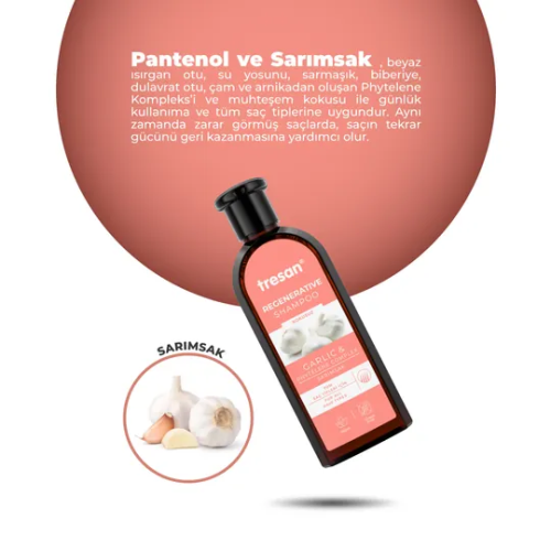 Tresan Sarımsak Onarıcı Bakım Şampuanı 300 ml Tresan Sarımsak Onarıcı Bakım Şampuanı 300 ml