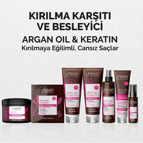 Urban Care Argan Oil & Keratin Saç Bakım Maskesi 50 ml x 3 Adet
