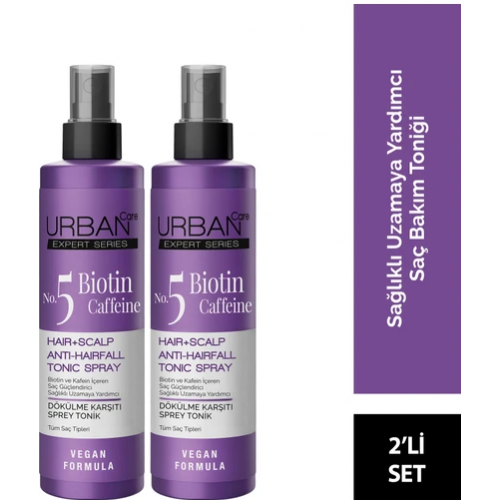 Urban Care Expert Biotin & Caffein Saç Toniği 200 ml x 2 Adet