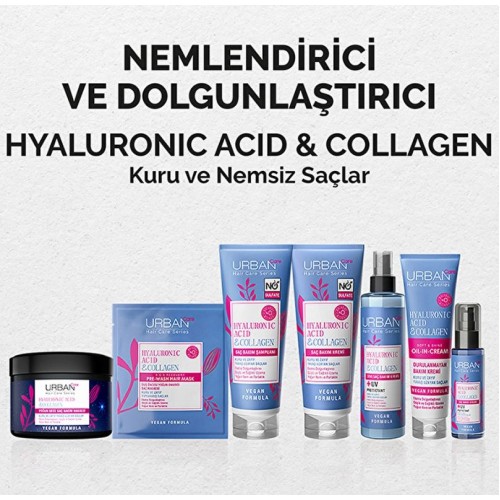 Urban Care Hyaluronic Acid & Collagen Saç Bakım Maskesi 50 ml x 6 Adet