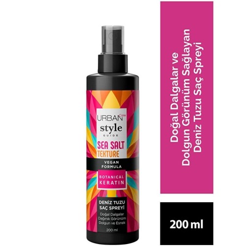 Urban Care Style Guide Deniz Tuzu Etkili Saç Spreyi 200 ml